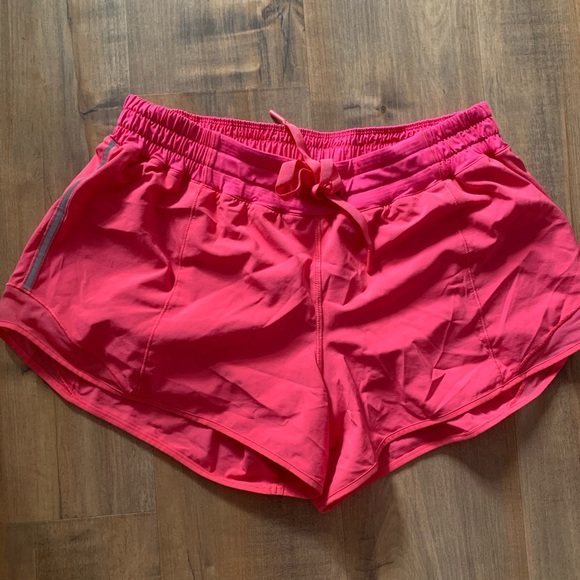 Pink Lululemon shorts. - Picture 2 of 5